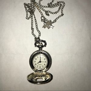 Beautiful watch locket necklace!